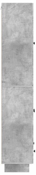 Szekrény szett 2 pcs Betonszürke 66 x 34,5 x 95 cm Szerelt Fa