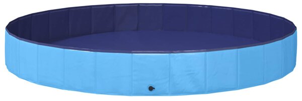 VidaXL Gyerekmedence Kék Ø300 x 38 cm Vastag PVC és mérnöki fa