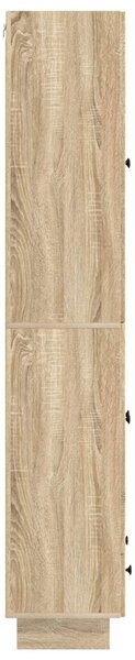 Szekrény szett 2 pcs Sonoma Tölgy 66 x 34,5 x 95 cm Szerelt Fa