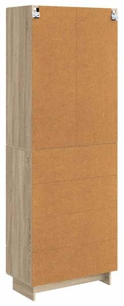 Szekrény szett 2 pcs Sonoma Tölgy 66 x 34,5 x 95 cm Szerelt Fa