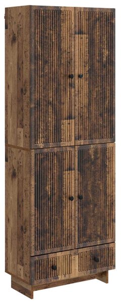 Szekrény szett 2 pcs Antik Fa 66 x 34,5 x 95 cm Szerelt Fa