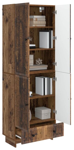 Szekrény szett 2 pcs Antik Fa 66 x 34,5 x 95 cm Szerelt Fa