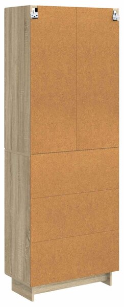 Szekrény szett 2 pcs Sonoma Tölgy 66 x 34,5 x 90 cm Szerelt Fa
