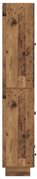 Szekrény szett 2 pcs Antik Fa 66 x 34,5 x 95 cm Szerelt Fa
