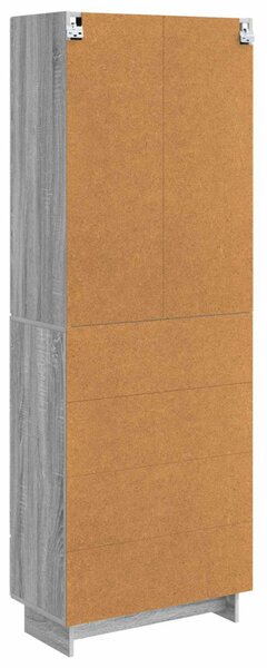 Szekrény szett 2 pcs Szürke Sonoma 66 x 34,5 x 95 cm Szerelt Fa