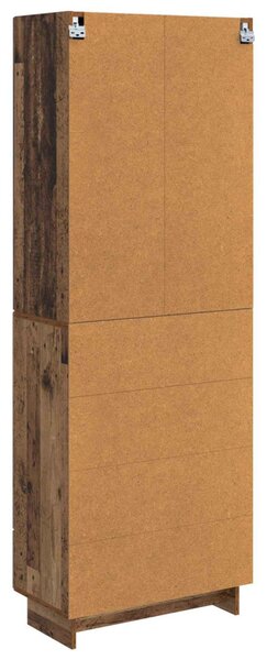 Szekrény szett 2 pcs Antik Fa 66 x 34,5 x 95 cm Szerelt Fa