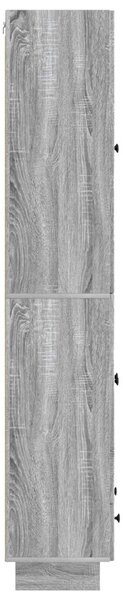 Szekrény szett 2 pcs Szürke Sonoma 66 x 34,5 x 95 cm Szerelt Fa
