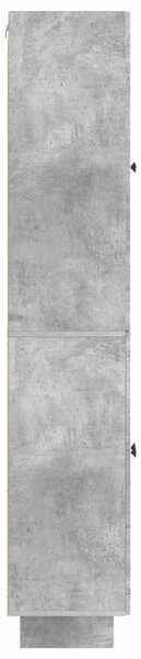 Szekrény szett 2 pcs Betonszürke 66 x 34,5 x 90 cm Szerelt Fa