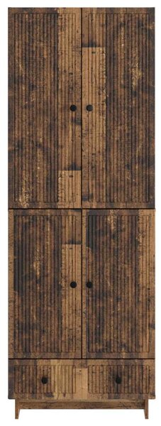 Szekrény szett 2 pcs Antik Fa 66 x 34,5 x 95 cm Szerelt Fa