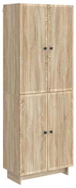 Szekrény szett 2 pcs Sonoma Tölgy 66 x 34,5 x 90 cm Szerelt Fa