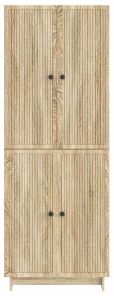 Szekrény szett 2 pcs Sonoma Tölgy 66 x 34,5 x 90 cm Szerelt Fa