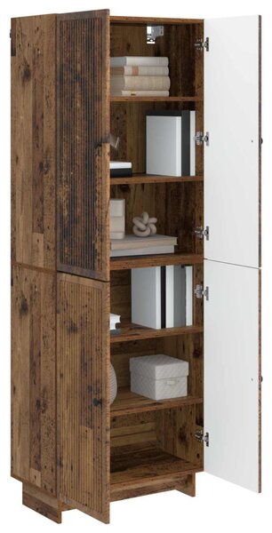 Szekrény szett 2 pcs Antik Fa 66 x 34,5 x 90 cm Szerelt Fa