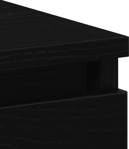 Fekete tölgy forgácslap íróasztal 90 x 45 x 76 cm