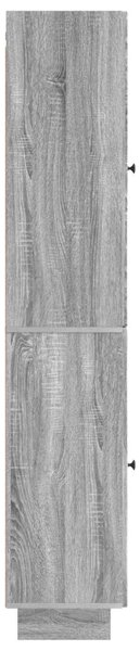 Szekrény szett 2 pcs Szürke Sonoma 34,5 x 33 x 90 cm Szerelt Fa