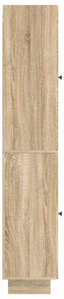 Szekrény szett 2 pcs Sonoma Tölgy 34,5 x 33 x 90 cm Szerelt Fa