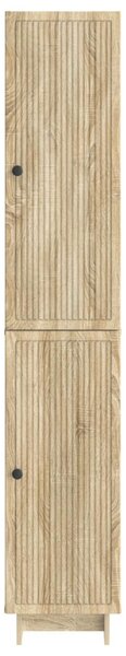 Szekrény szett 2 pcs Sonoma Tölgy 34,5 x 33 x 90 cm Szerelt Fa