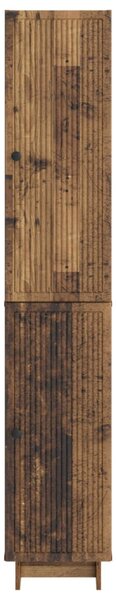 Szekrény szett 2 pcs Antik Fa 34,5 x 33 x 90 cm Szerelt Fa