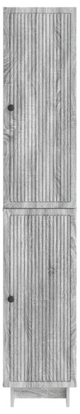 Szekrény szett 2 pcs Szürke Sonoma 34,5 x 33 x 90 cm Szerelt Fa
