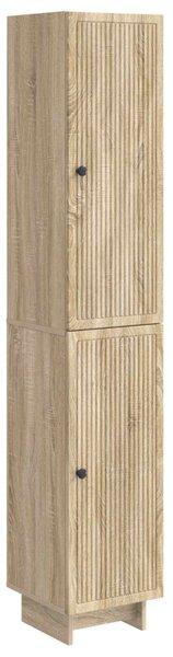 Szekrény szett 2 pcs Sonoma Tölgy 34,5 x 33 x 90 cm Szerelt Fa