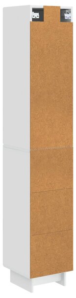 Szekrény szett 2 pcs Magasfényű Fehér 34,5 x 33 x 90 cm