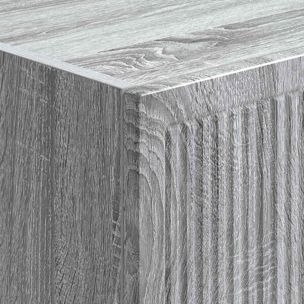 Szekrény szett 2 pcs Szürke Sonoma 34,5 x 33 x 90 cm Szerelt Fa
