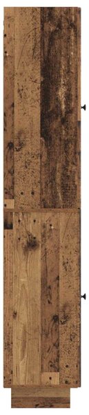 Szekrény szett 2 pcs Antik Fa 34,5 x 33 x 90 cm Szerelt Fa