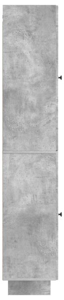 Szekrény szett 2 pcs Betonszürke 34,5 x 33 x 90 cm Szerelt Fa