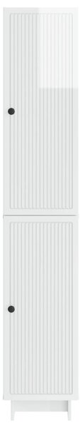 Szekrény szett 2 pcs Magasfényű Fehér 34,5 x 33 x 90 cm