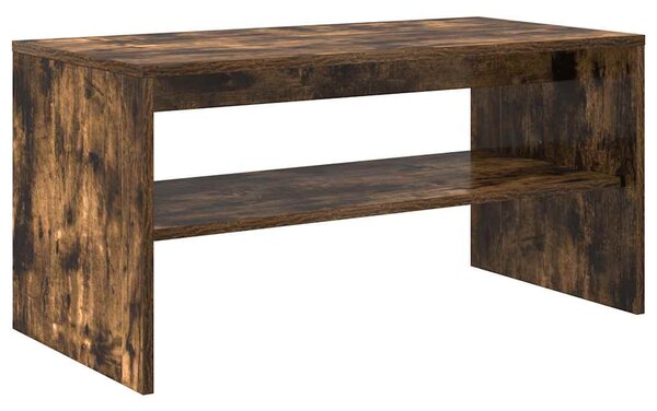 Füstös tölgy színű szerelt fa TV-szekrény 80 x 40 x 40 cm