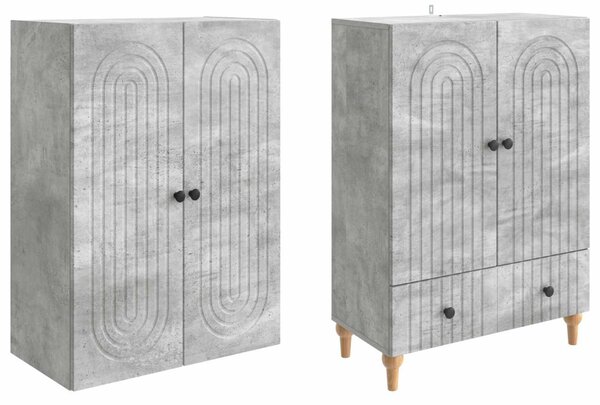 Szekrény szett 2 pcs Szerelt Fa