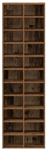 Antik fa szerelt fa cipősszekrény 54 x 34 x 183 cm