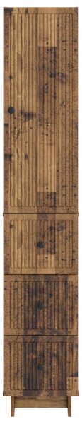 Szekrény szett 2 pcs Antik Fa 33 x 34,5 x 90 cm Szerelt Fa