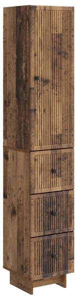 Szekrény szett 2 pcs Antik Fa 33 x 34,5 x 90 cm Szerelt Fa