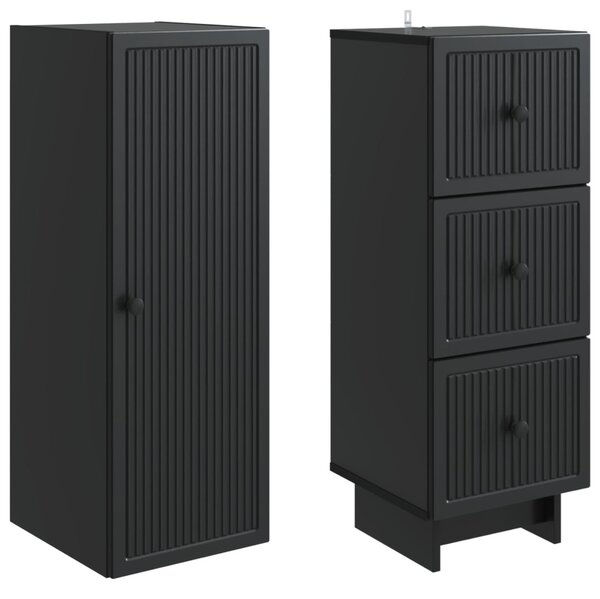 Szekrény szett 2 pcs 33 x 34,5 x 90 cm Szerelt Fa