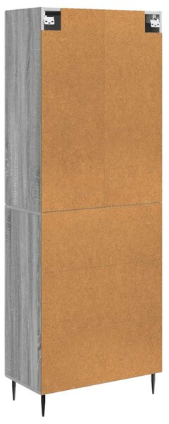 Szekrény szett 2 pcs Szürke Sonoma 66 x 34,5 x 89,5 cm