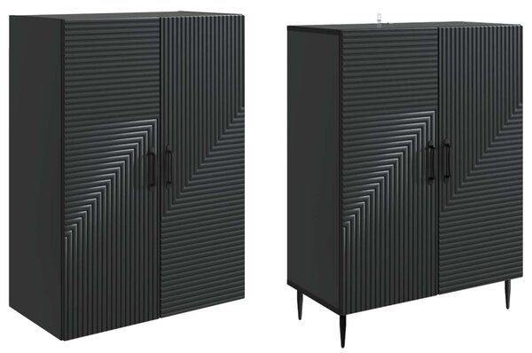 Szekrény szett 2 pcs 66 x 34,5 x 89,5 cm Szerelt Fa