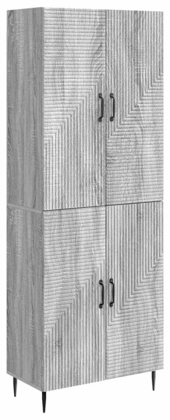 Szekrény szett 2 pcs Szürke Sonoma 66 x 34,5 x 89,5 cm