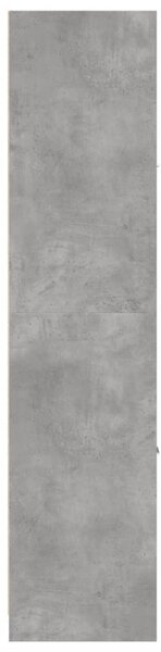 Betonszürke szerelt fa patikaszekrény 40 x 41 x 174,5 cm