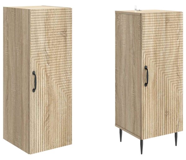 Szekrény szett 2 pcs Sonoma Tölgy 33 x 34,5 x 89,5 cm