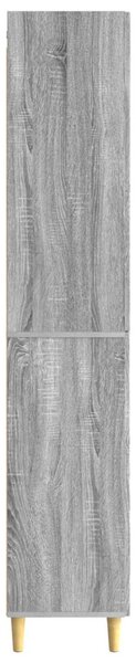 Szekrény szett 2 pcs Szürke Sonoma 33 x 34,5 x 90 cm Szerelt Fa