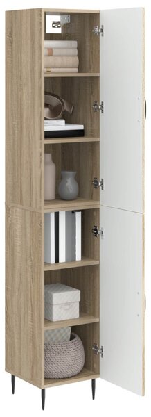 Szekrény szett 2 pcs Sonoma Tölgy 33 x 34,5 x 89,5 cm