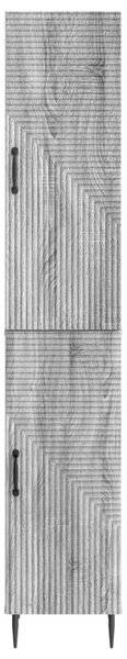 Szekrény szett 2 pcs Szürke Sonoma 33 x 34,5 x 89,5 cm