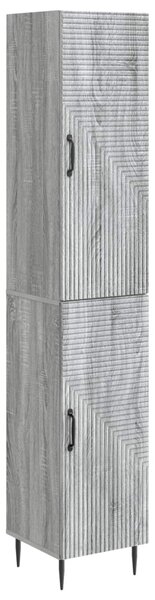 Szekrény szett 2 pcs Szürke Sonoma 33 x 34,5 x 89,5 cm