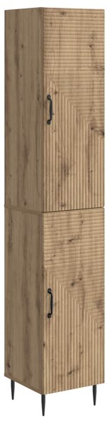 VidaXL Szekrény szett 2 pcs Kézműves Tölgy 33 x 34,5 x 89,5 cm