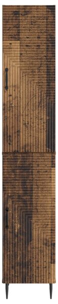 Szekrény szett 2 pcs Antik Fa 33 x 34,5 x 89,5 cm Szerelt Fa