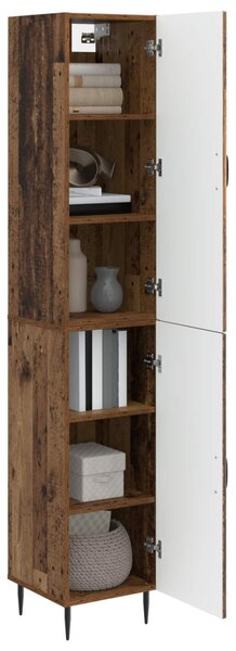 Szekrény szett 2 pcs Antik Fa 33 x 34,5 x 89,5 cm Szerelt Fa