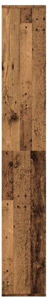Antik fa színű fa térelválasztó könyvespolc 67 x 25 x 161,5 cm