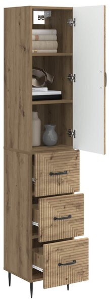Szekrény szett 2 pcs Kézműves Tölgy 33 x 34,5 x 90 cm