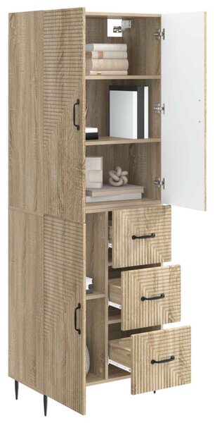 Szekrény szett 2 pcs Sonoma Tölgy 66 x 34,5 x 89,5 cm