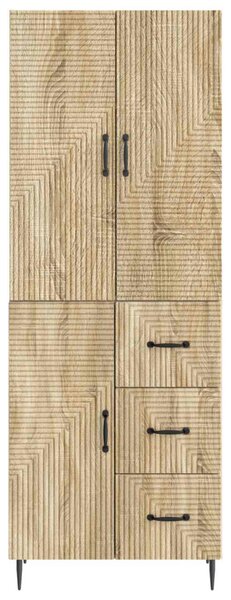 Szekrény szett 2 pcs Sonoma Tölgy 66 x 34,5 x 89,5 cm